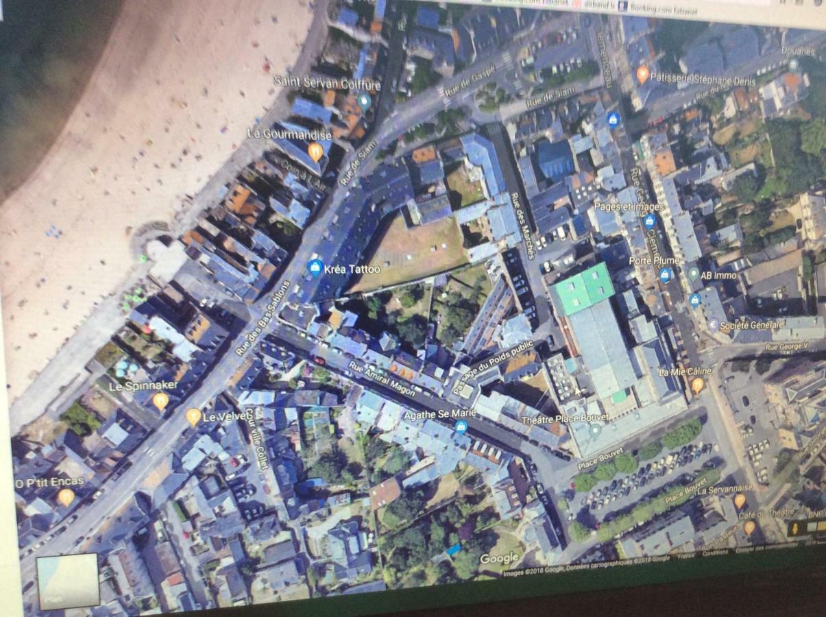 Le Sablon 50M Plage 2 Pers Possible 4 Saint-Malo Exterior foto